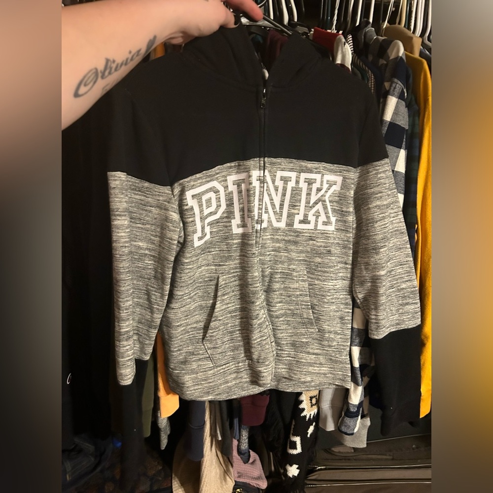 VS PINK ZIP HOODIE